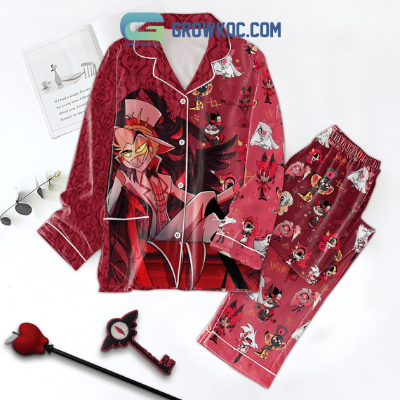 Hazbin Hotel Anime Pyjama Pajamas Set NVA