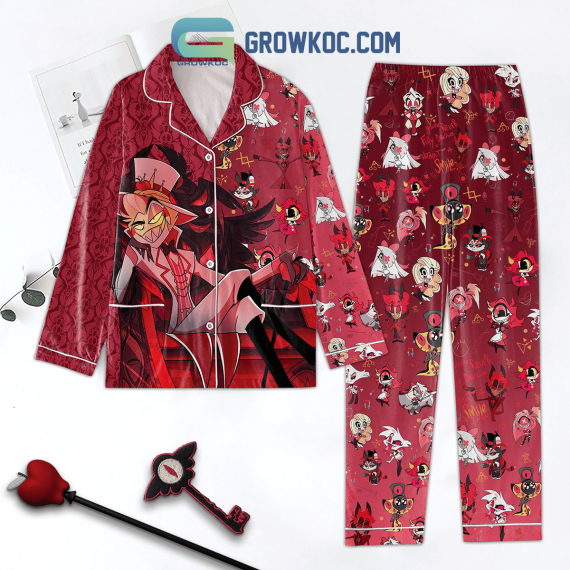 Hazbin Hotel Anime Pyjama Pajamas Set NVA