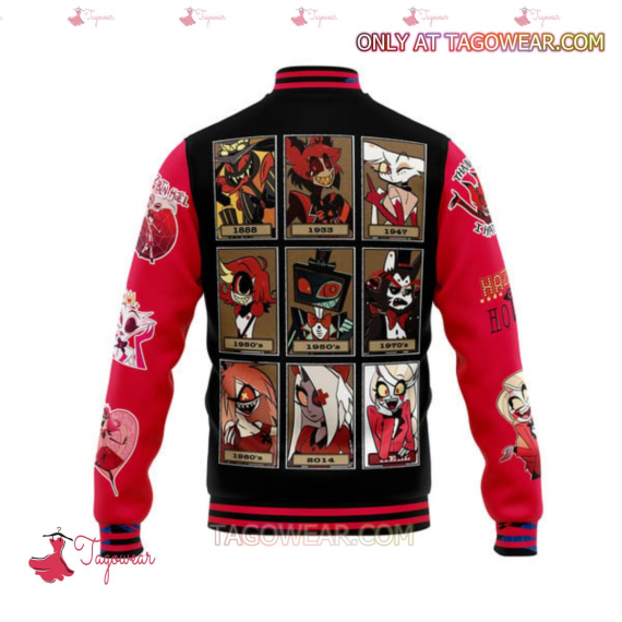 Hazbin Hotel Characters HFN Baseball Jacket