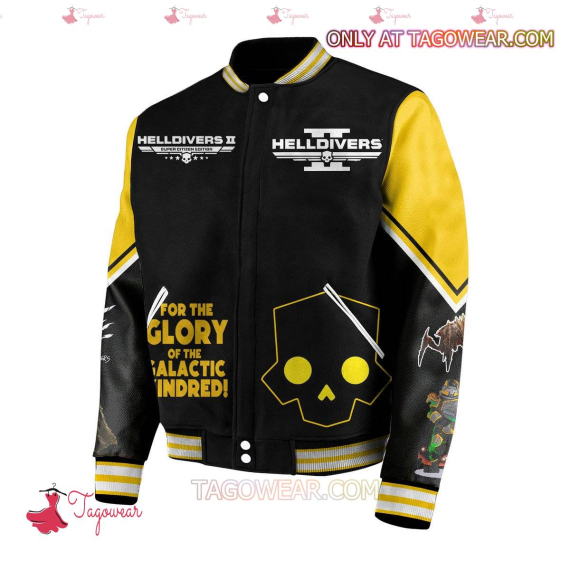 Helldivers For The Deferantion And For Personal Glory HFN Baseball Jacket