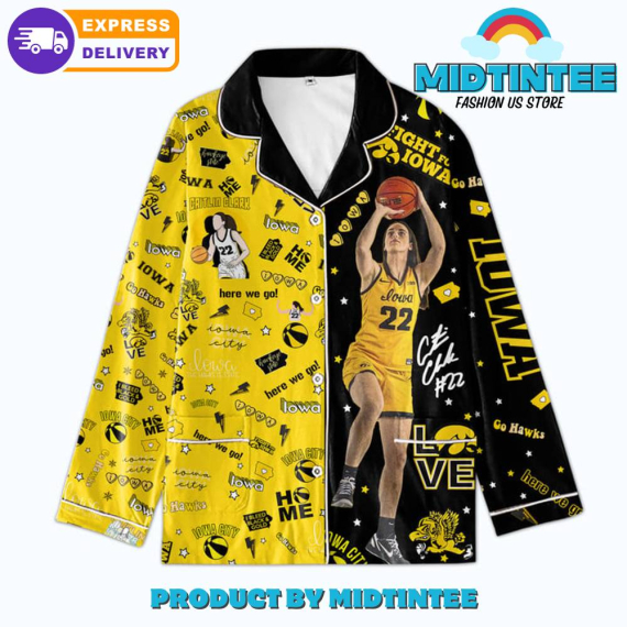 Iowa Hawkeyes Caitlin Clark Pyjama Pajamas Set HG Set HG