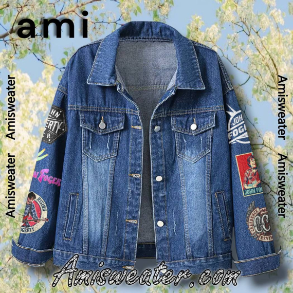 John Fogerty 80th Birthday Celebration Hooded Hoodless Or Hooded Denim Jacket HG