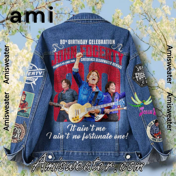 John Fogerty 80th Birthday Celebration Hooded Hoodless Or Hooded Denim Jacket HG