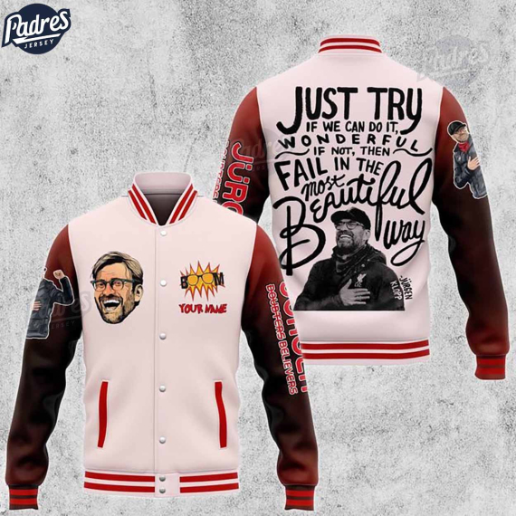 Jurgen Klopp  Baseball Jacket HG  Custom Name