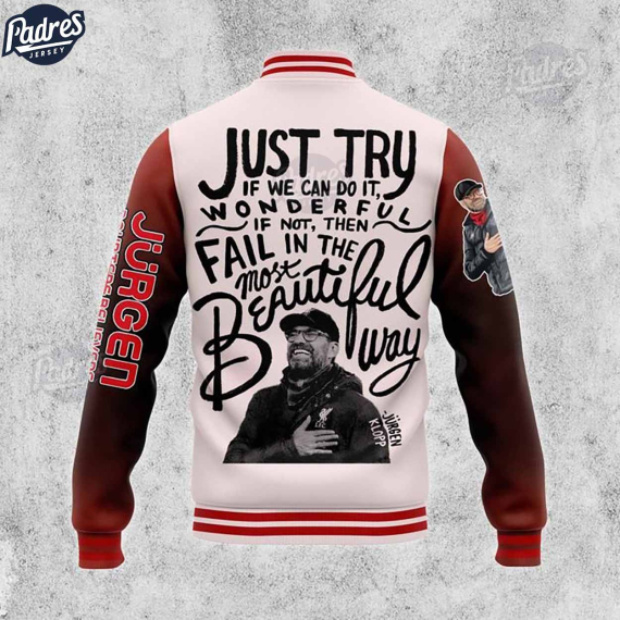 Jurgen Klopp  Baseball Jacket HG  Custom Name