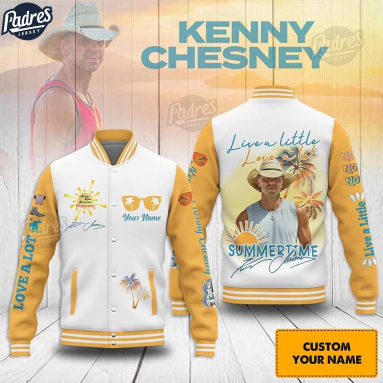 Kenny Chesney Baseball Jacket HG  Custom Name