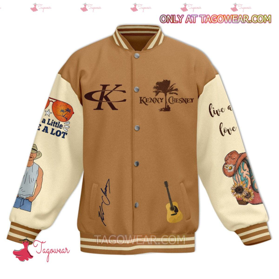 Kenny Chesney Live A Little Love A Lot HFN Baseball Jacket