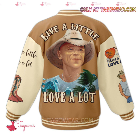 Kenny Chesney Live A Little Love A Lot HFN Baseball Jacket