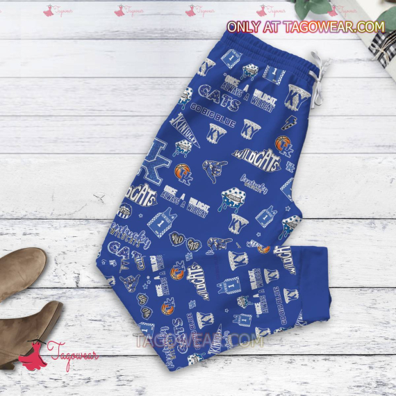 UK Wildcats I'm The Crazy Wildcats Girl Everyone Warned You About HFN Family Pajamas Set