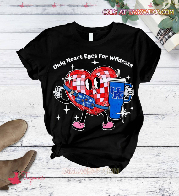 UK Wildcats Only Heart Eyes For Wildcats Valentine HFN Family Pajamas Set