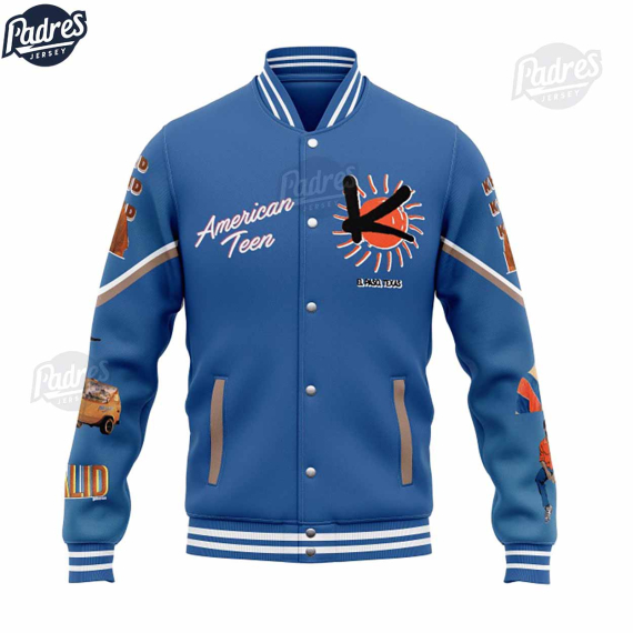 Khalid Young Dumb And Broke Baseball Jacket HG For Fans