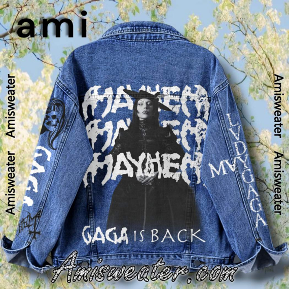 Lady Gaga Mayhem Gaga Is Back  Hooded Hoodless Or Hooded Denim Jacket HG