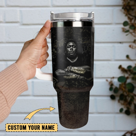 Rod Wave Singer Rapper Custom  Quencher 30oz or 40oz Stainless Steel Tumbler With Handle,  Best gifts for Friend Family NVA