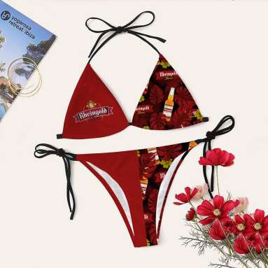 Rheingold Beer Triangle Beach Bikini HG