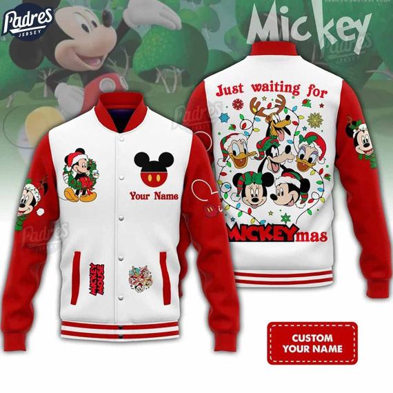 Mickey Mouse Christmas Custom Baseball Jacket HG Outfit