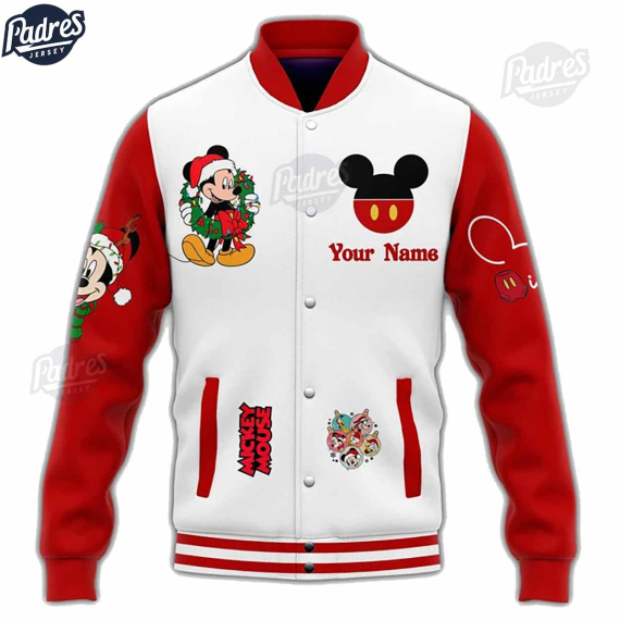 Mickey Mouse Christmas Custom Baseball Jacket HG Outfit