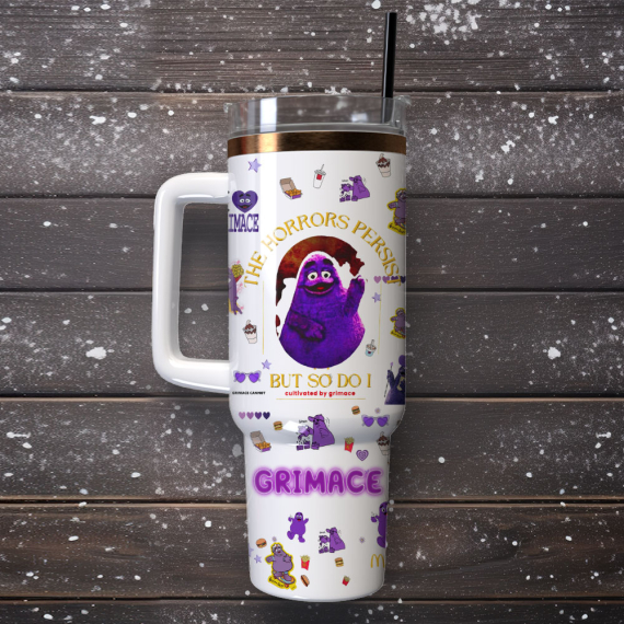 Gimace McDonaland Custom  Quencher 30oz or 40oz Stainless Steel Tumbler With Handle,  Best gifts for Friend Family NVA