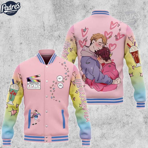 Movie Heartstopper Baseball Jacket HG