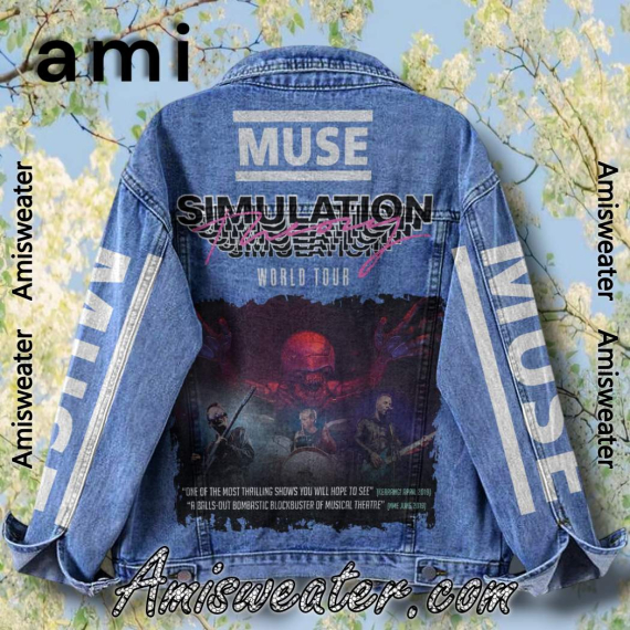 Muse Simulation World Tour Hooded Hoodless Or Hooded Denim Jacket HG