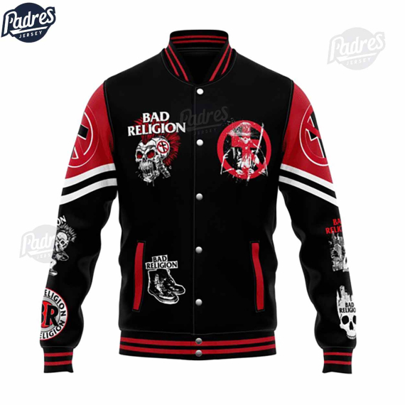 Music Bad Religion Baseball Jacket HG