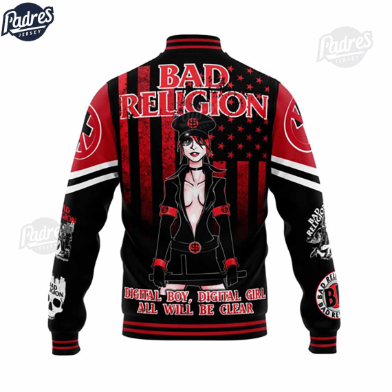 Music Bad Religion Baseball Jacket HG