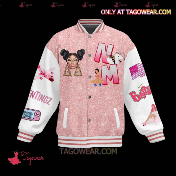 Nicki Minaj I'm Not Lucky I'm Blessed HFN Baseball Jacket