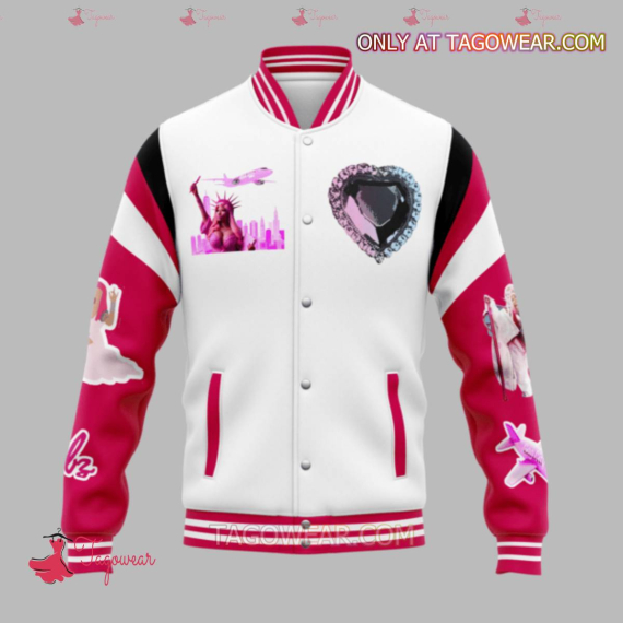 Nicki Minaj Pink Friday 2 He Got That Super Bass Make My Heart Skip A Beat HFN Baseball Jacket