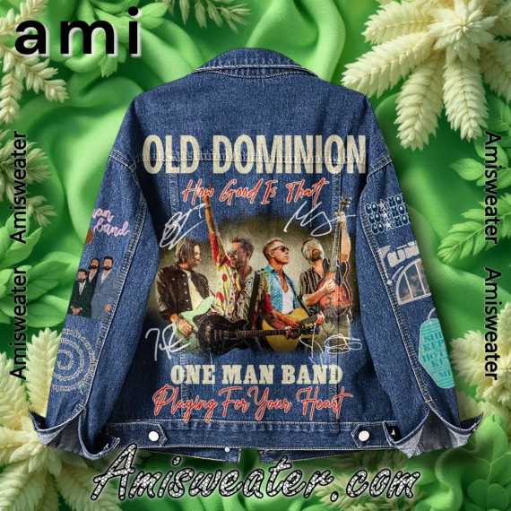 Old Dominion One Man Band Hooded Hoodless Or Hooded Denim Jacket HG