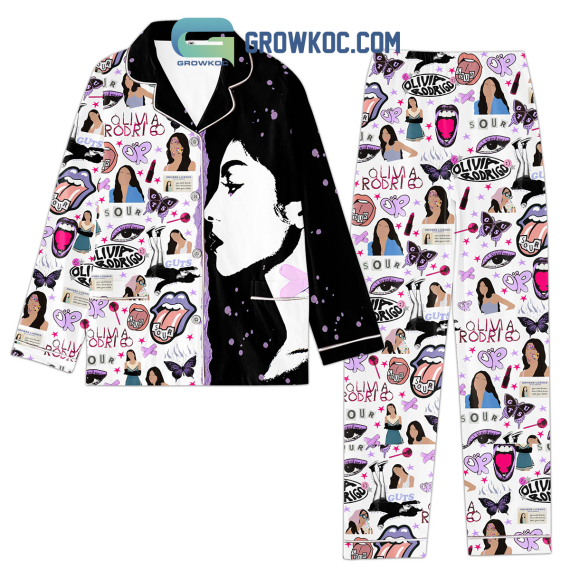 Olivia Rodrigo Sour White Version Pyjama Pajamas Set NVA