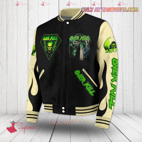 Overkill Evil Never Dies Personalized  HFN Baseball Jacket