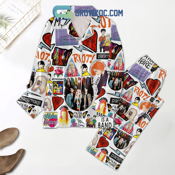 Paramore Hard Time Fan Pyjama Pajamas Set NVA
