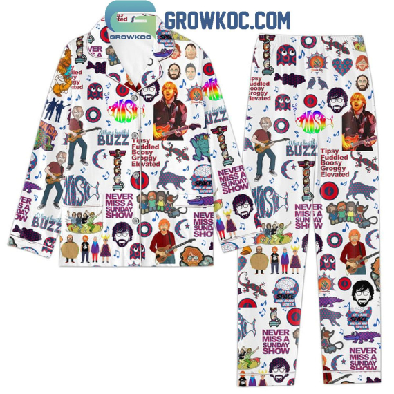 Phish Never Miss A Sunday Show Pyjama Pajamas Set NVA