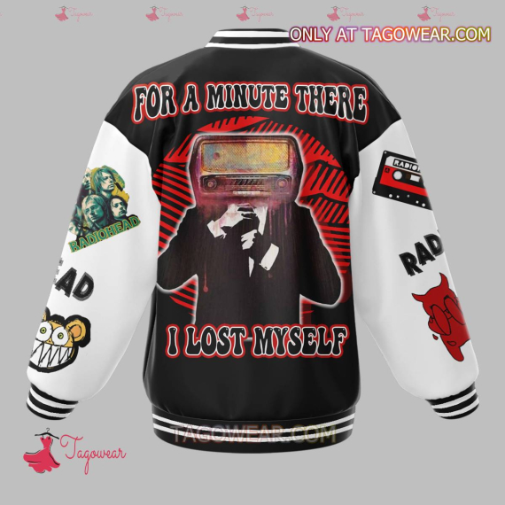 Radiohead For A Minute There I Lost Myself HFN Baseball Jacket