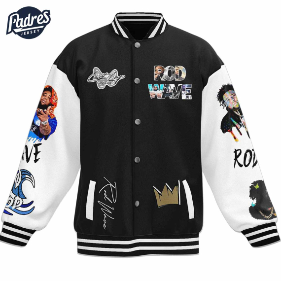 Rod Wave Last Lap Baseball Jacket HG