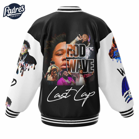 Rod Wave Last Lap Baseball Jacket HG