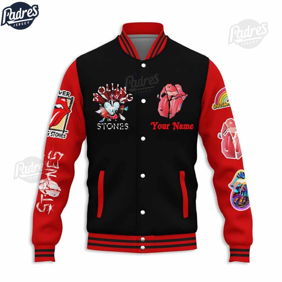 Rolling Stone Tour 2024 Baseball Jacket HG- Custom Name