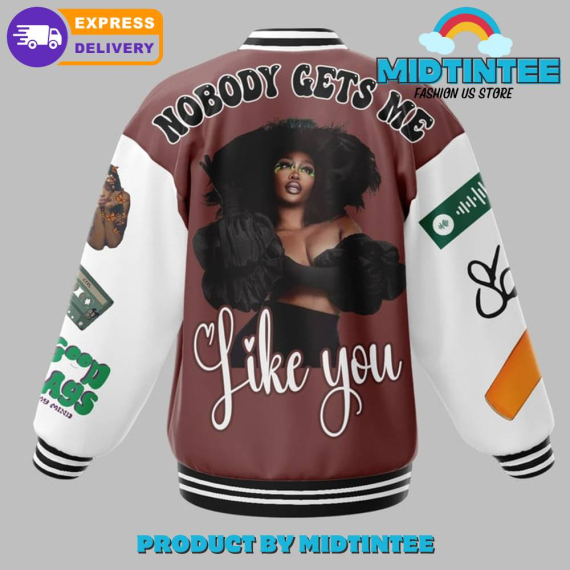 SZA Nobody Gets Me Like You Baseball Jacket or Bomber Jacket HG