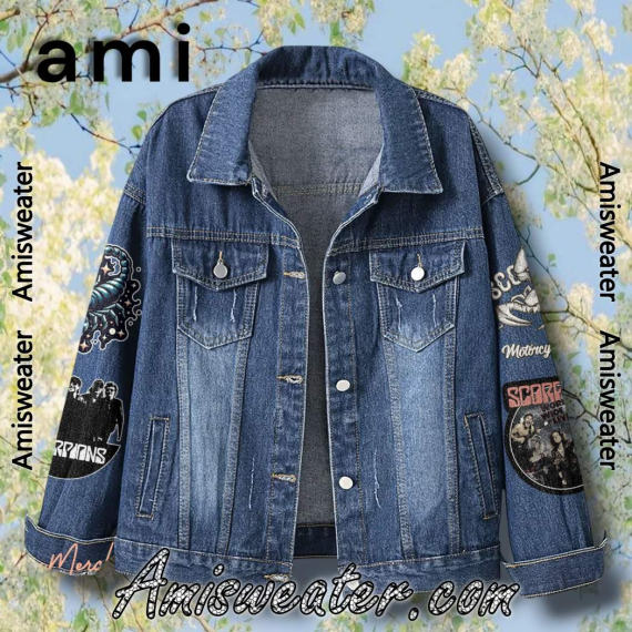 Scorpions Don’t Get Stung Coming Home To Las Vegas 50 Years Hooded Hoodless Or Hooded Denim Jacket HG