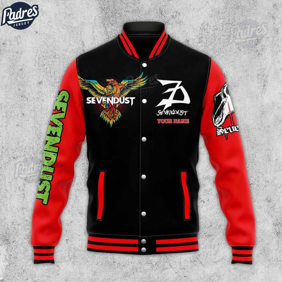 Sevendust Rock Band Baseball Jacket HG  Custom Name