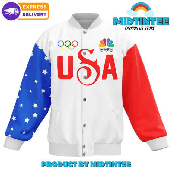 Snoop Dogg 2024 x United States Olympic Baseball Jacket HG