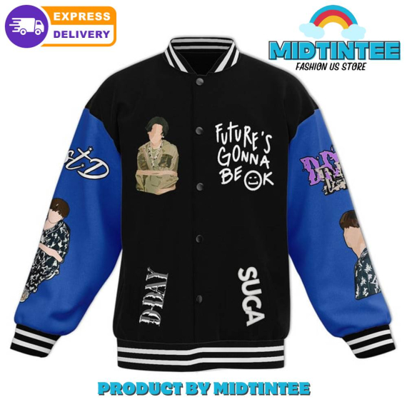 Suga BTS Road To D-Day Baseball Jacket or Bomber Jacket HG