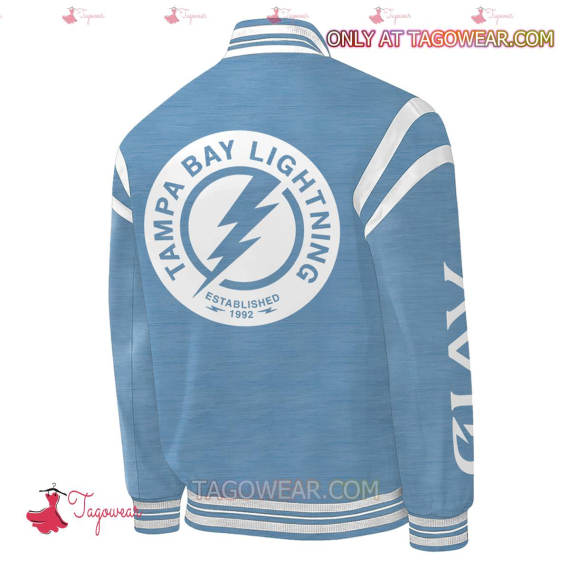 Tampa Bay Lightning Coop's Catch For Kids HFN Baseball Jacket