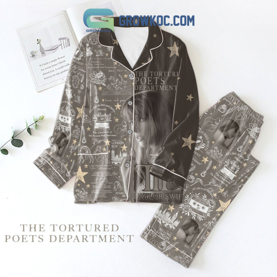Taylor Swift The Tortured Poets Department Album Pyjama Pajamas Set NVA