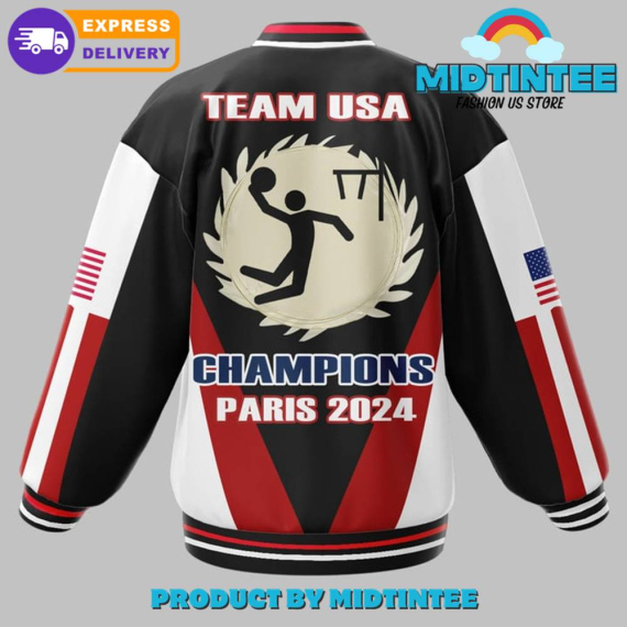 Team USA Basketball Champions Olympic 2024 Baseball Jacket HG