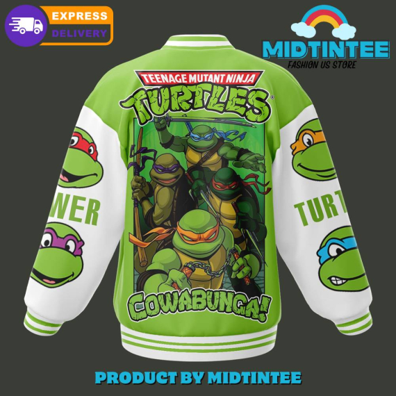 Teenage Mutant Ninja Turtles Cowabunga Baseball Jacket or Bomber Jacket HG