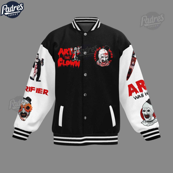 Terrifier 3 Art The Clown Baseball Jacket HG