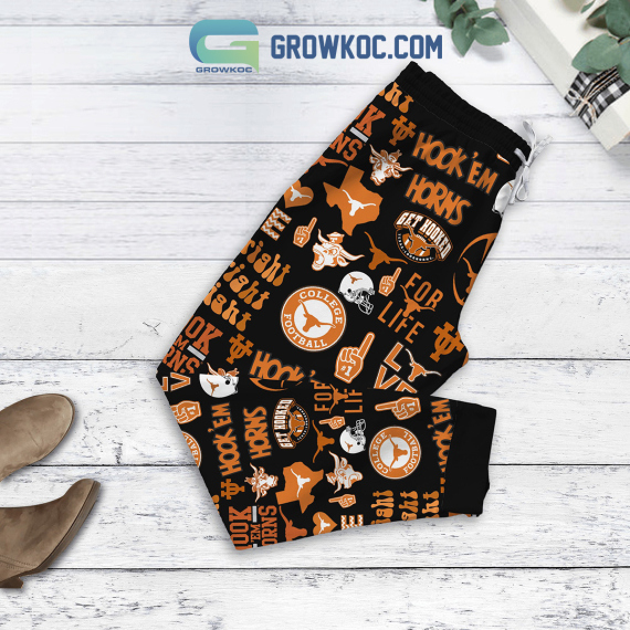 TX Longhorns Don't Ask Why Fleece Family Pajamas Set Tshirt Sweatshirt Long sleeves Pant Set NVA