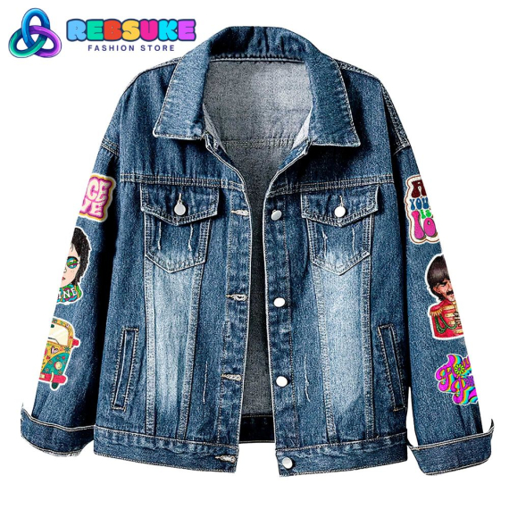 The Boatles Band 65th Anniversary 2025  Hooded Hoodless Or Hooded Denim Jacket HG