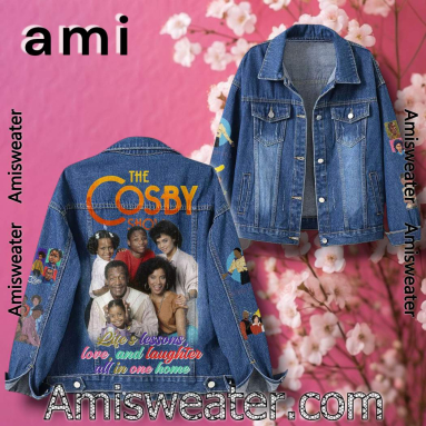 The Cosby Show Life And Lessons Love And Laughter Hooded Hoodless Or Hooded Denim Jacket HG