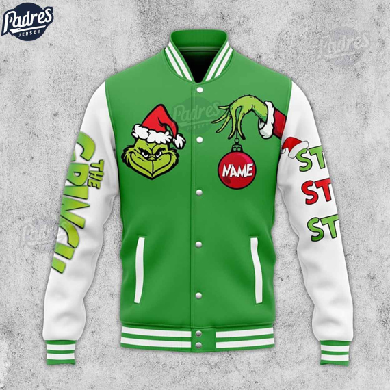 The Grinch Define Naughty Baseball Jacket HG Outfit